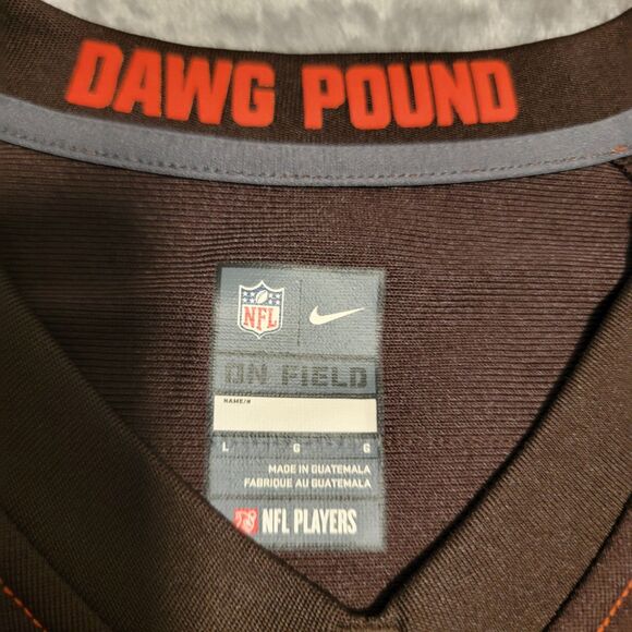 NFL On Field Nike Baker Mayfield Cleveland Browns Women's Jersey L NWT - Picture 3 of 6